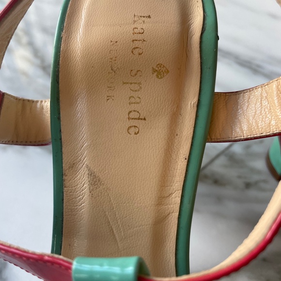 Kate Spade Patent Leather Open Toed Heels - Picture 5 of 7